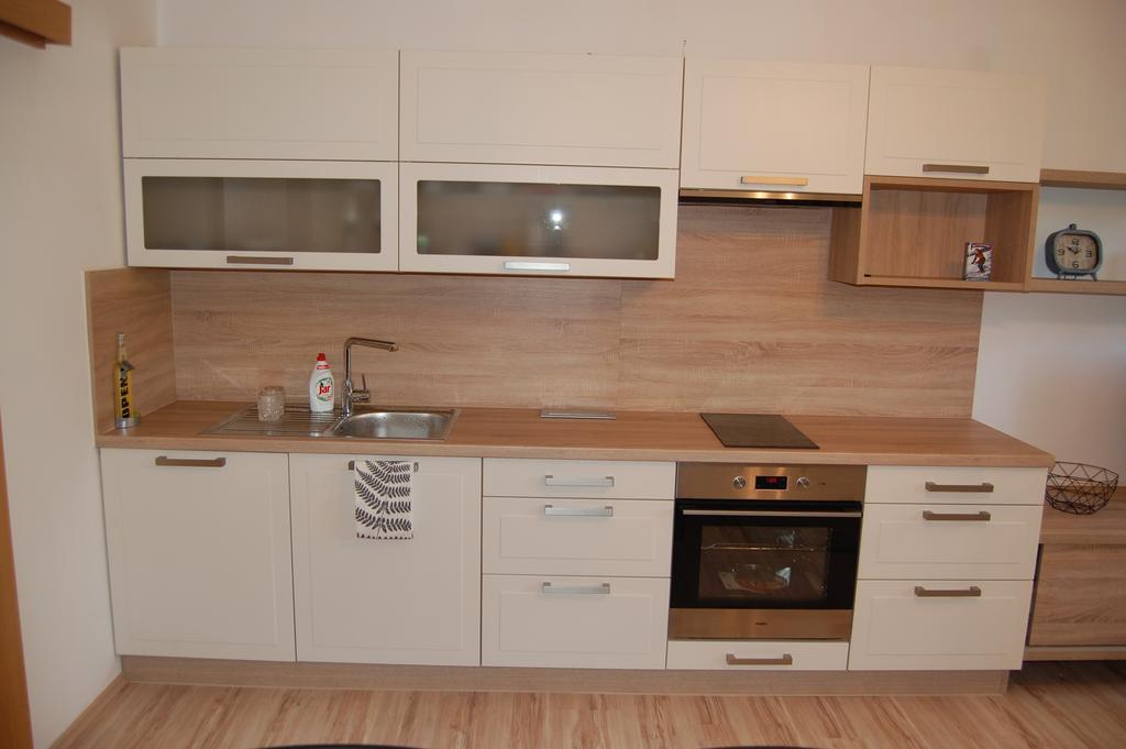 Apartment In A Red House With Garden Чешка Будьовица Екстериор снимка